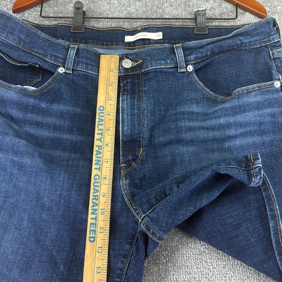 Levis Blue Jean Denim Classic Shorts Womens Size 33 High Rise - Picture 4 of 8